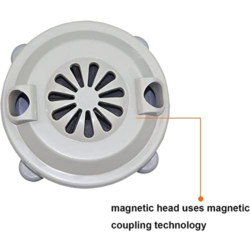 Risely Pipeless Magnetic Jet Head Motor, Universal Pedicure Spa Chair Part Magnetic Head With Dual Power Jets And Automatic Shut-Off System, Quiet And Energy Saving, For Home(2 Pack) #TOP2