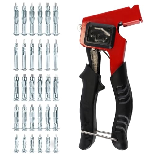 Gorise - Pinza de Montaje, Pinza de espárrago Hueco Funciona Perfectamente con los Tornillos Molly M3/M4/M5/M6/M8