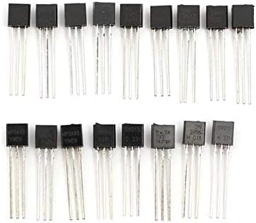 電子アクセサリー 540個のPCS 18値Triode Transistor TO-92品揃えキット .DIYのために。
