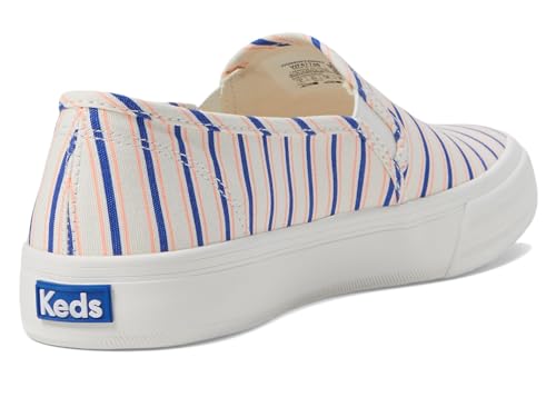 Image of Keds Womens Double Decker Canvas Slip On Sneakers Shoes Casual - Black