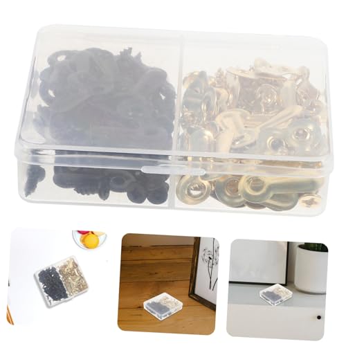 Image of PRETYZOOM 480pcs Picture Frame Backing Clips Screws Fasteners for Easy Photo Hanging and Art Crafting Includes and Clips