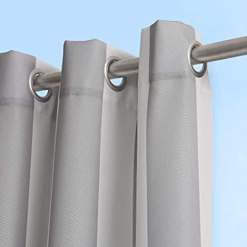 Sun Zero Valencia Cabana Stripe Indoor/Outdoor UV Protectant Energy Efficient Grommet Curtain Panel