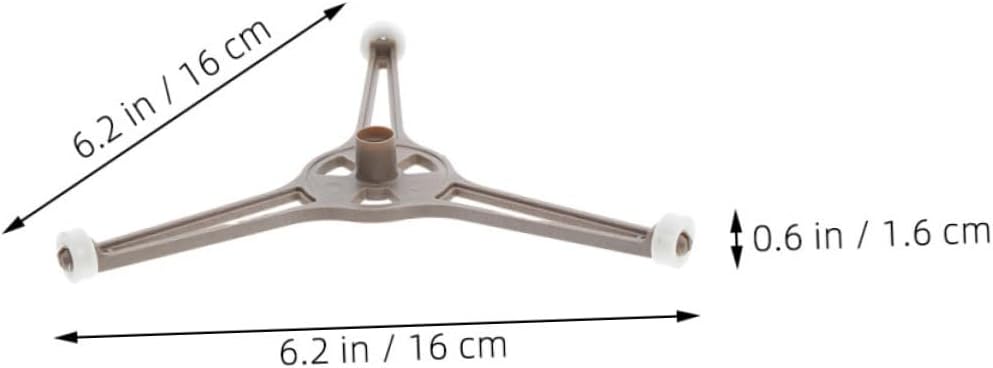 Microwave Turntable Support 2 Pack Plastic Tray Bracket Brown