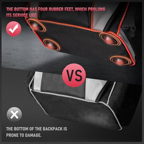 YESWELDER Welding Backpack, Large Capacity Professional Welding Tool Bag with Helmetcatch, Multipurpose Heavy Duty Welder Bag for Travel Hiking and Outdoor Activities