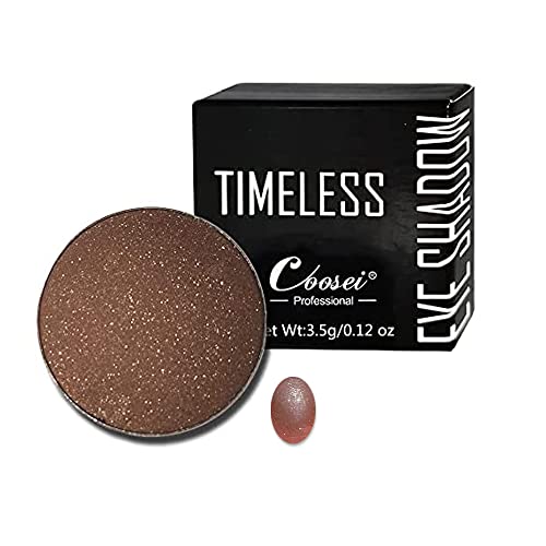 Coosei Shimmer Eyeshadow Single Case With Metal Pan, Long Wear Natural Vegan Compact Eye Shadow Singles For Diy Magnetic Palette Pressed Powder #TOP10