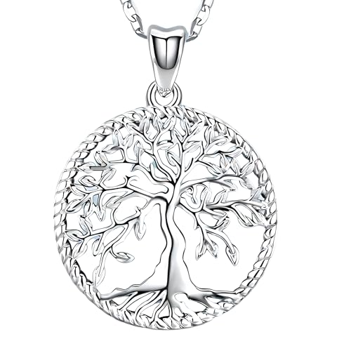Collier arbre de vie argent sterling contre le ternissement bijou durable