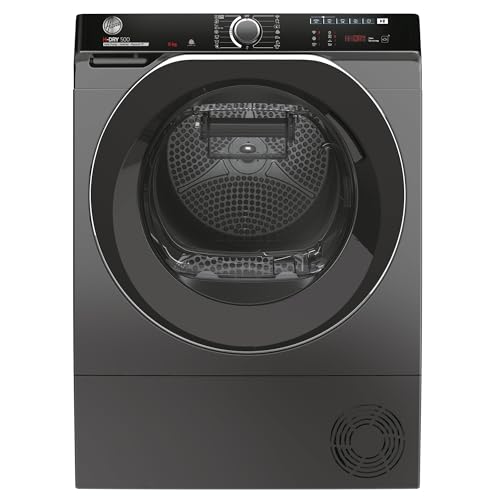 Hoover H-DRY500 NDPEH9A3TCBERXSS Wärmepumpentrockner I 9kg I Smarte Bedienung I AquaVision I Symbolblende