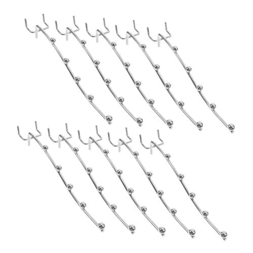 BUGUUYO Garage Hanging Hooks 10 Pack Heavy Duty Pegboard Hooks for Wall Easy Install