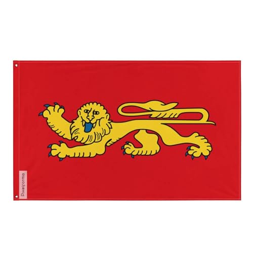 Drapeau Aquitaine Pixelforma en polyester résistant toutes tailles avec 2 œillets en fer