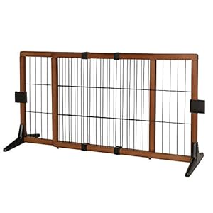 Dibea Afsluitrooster Voor Honden, 50 cm Hoogte, 106-180 cm Lengte