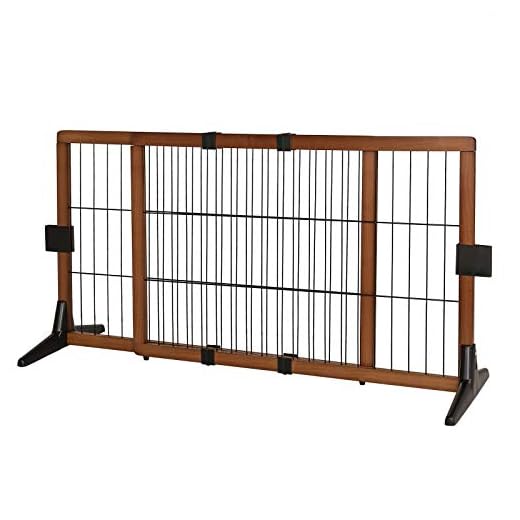 Dibea Afsluitrooster Voor Honden, 50 cm Hoogte, 106-180 cm Lengte