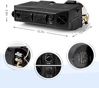 Universal A/C System for Cars, Trucks, Vans, Classic Cars, Pickup Trucks - 12V Air Conditioning Compressor Kit (Single Cold)