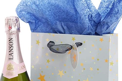 KAHEIGN 12Pcs Christmas Bags Gift Bags, 28 x 22 x 10CM Assorted Christmas Bags Gift Bags Xmas Party Bags - with Gauze Handle and 24Pcs Tags