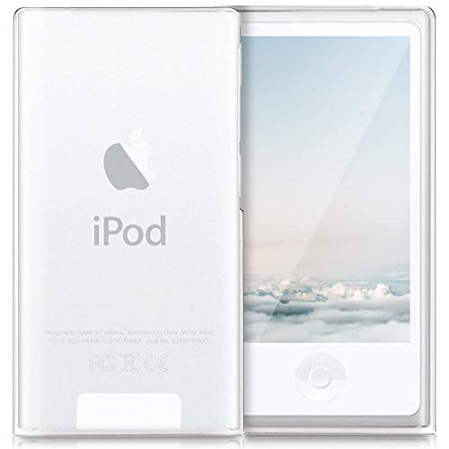 NOVAGO Compatible avec iPod Nano 7 -Coque arrière + Contour Avant Transparent Rigide Anti oxydation