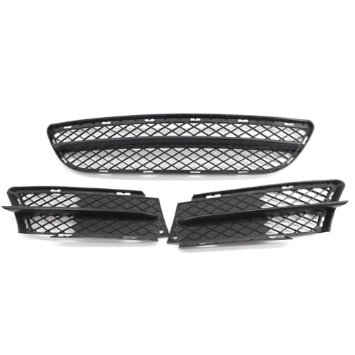 Grille de calandre inférieure pour BMW Série 3 E90 berline 2005-2008, kit de 3 pièces centrales
