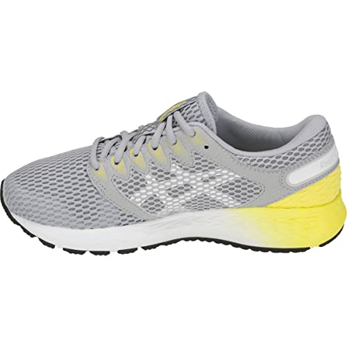 ASICS Women's Roadhawk FF 2 Running Shoes, 8M, MID Grey/White