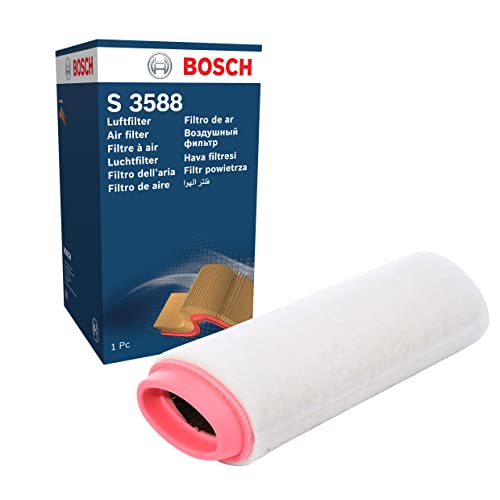 Bosch S3588 Filtro de Aire para Coche - Restringe Partículas de la Entrada de Aire, Resiste a la...
