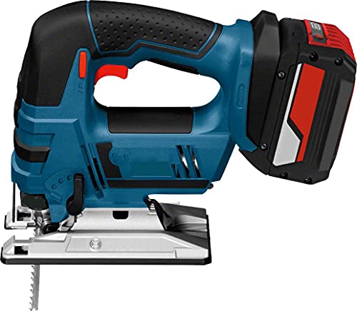 chaozhi Säge, 18V System Akku-Puzzle GST 18V-LI B (inkl. 2x4,0 Ah Akku, Schnellladegerät, 3 Puzzleklingen, Deckel, in L… – Bild 4