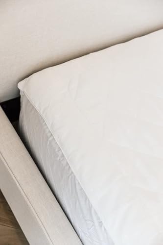 Cozy Earth Viscose from Bamboo Mattress Pad Cover- Ultra Soft, Cooling, Breathable, Size King, Color White