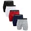 5 Pack:black/Camo Grey/White/Navy/Red