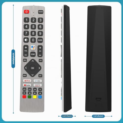 FOXRMT Télécommande pour Sharp Aquos TV, Remplacement Telecommande Sharp TV SHWRMC0133 IR – vue 5