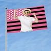 Custom Pink American Flag 3x5 Ft, Personalized Funny Flags Design Your Image Logo Photo Text Customized Flag Tapestry for Bedroom Room Dorm Concerts Outdoor Garden Decor #4