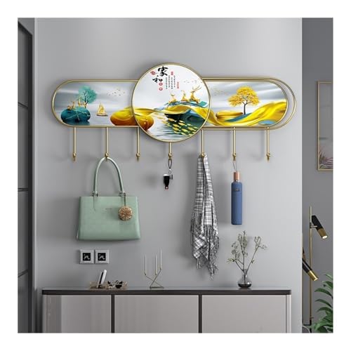 Perchero de pared para puertas de entrada decorativo y funcional de 80cm 4