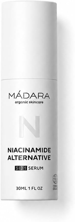 – MÁDARA Organic Skincare | Botanic Niacinamide Alternative 5-in-1 Serum, 30ml – A natural niacinamide alternative, Delivers skin-refining, brightening and balancing effects