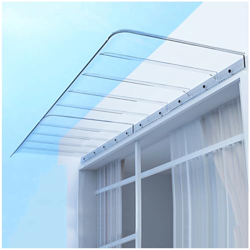 Auvent de porte d'entrée en polycarbonate 50 x 500 cm pour terrasse - 2