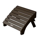 highwood AD-OTL1-ACE Adirondack Folding Ottoman, Weathered Acorn