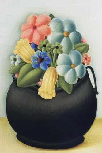 Affiche Fernando Botero Nature Morte Florale impression sur toile 60x90cm sans cadre