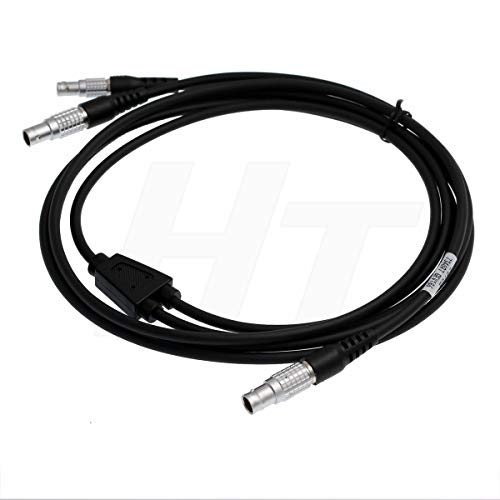 Cable Y Leica TPS1200 RX1200 batería GEB171 734697 GEV186