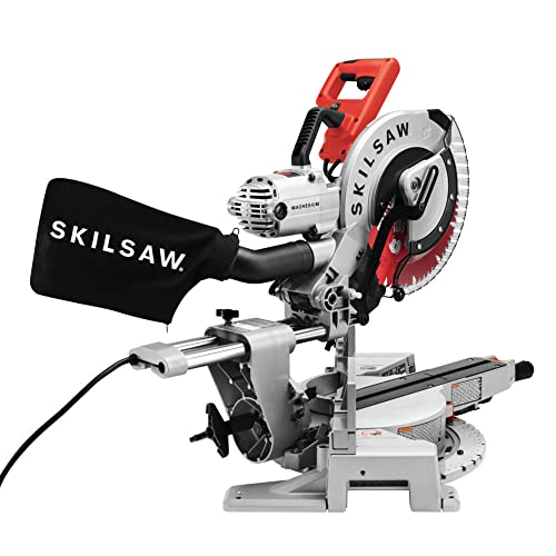 Skil Spt88-02 12 In. Worm Drive Dual Bevel Sliding Miter Saw With Diablo Blade #TOP2