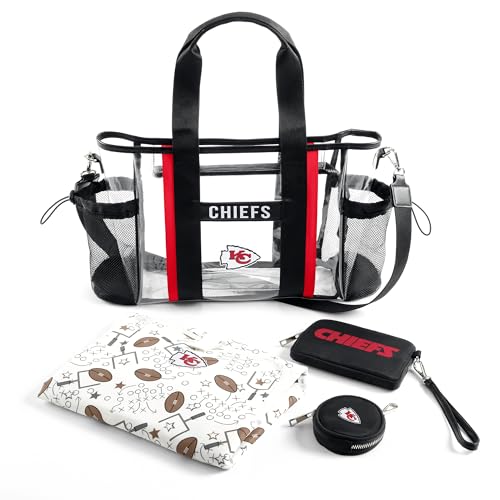 WEAR by Erin Andrews Kansas City Chiefs Clear Stadium Baby Bag