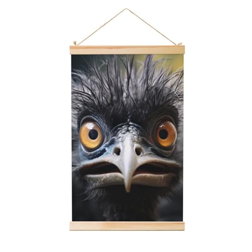 Poster mural moderne LHCVSFGW avec cadre en bois 91x61 cm