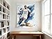 Cristiano Ronaldo World Cup Soccer Tapestry for Teens Fans - Single-Sided HD Fade-Resistant Print, Machine Washable Polyester, 4 Corner Grommets, Indoor Wall Decor for Bedroom/Living Room, 35.4x47.2 Inches (White)