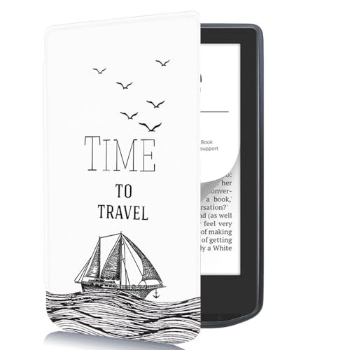 AKLiSa Funda para Vivio Light HD e-book, funda protectora ligera de 15.2 cm, ultrafina, con función de encendido y apagado (tiempo)