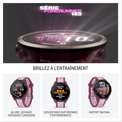 Garmin Forerunner 165 Music montre GPS running connectée AMOLED 43mm