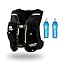 Black and 2pcs 500ml Soft Flask
