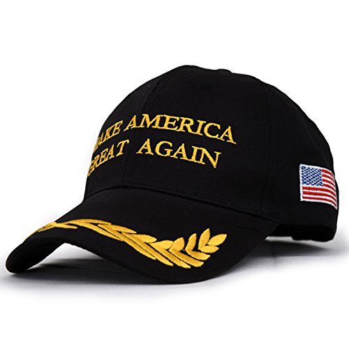 Sumyer Maga Trump Hat, Donald Trump Cap, Keep American Great Trump 2020 Hat Wristband (Maga-Olive Black)