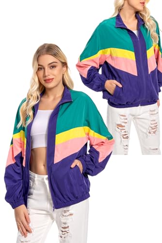 ジャケット・アウター Color Blocking Sporty Coat Color Blocking Sporty Coat