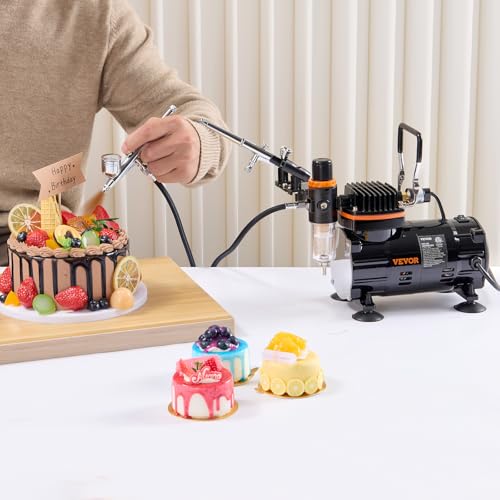 Vevor AIRBRUSH KIT PROFESSIONAL Airbrush Kit, Professional Airbrush Set With 1/5 Hp Compressor & 3 Airbrushes thumb #1