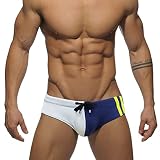 AIEOE Herren Badehose Jungen Bademode Sexy Badeshorts für Männer für Beach Hotspring Surfen Schwimmhose Abnehmbares Pad - M