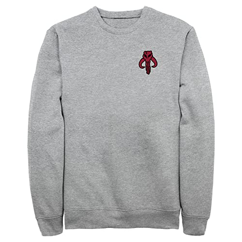 Pull en polaire Star Wars Boba Fett homme, sweat gris chiné XXL idéal pour soirées cinéma