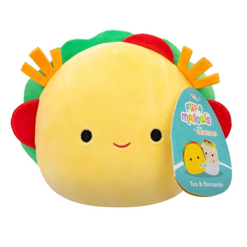 Squishmallows Flip-A-Mallows 5-inch Kellytoy Tex & Bernardo Plush Toy
