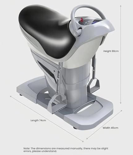 Image of Electric Riding Machine - 3D Vibration Exercise Device with LCD Display, 20 Speed Settings, Touch Controls & Calorie Counter for Home Fitness