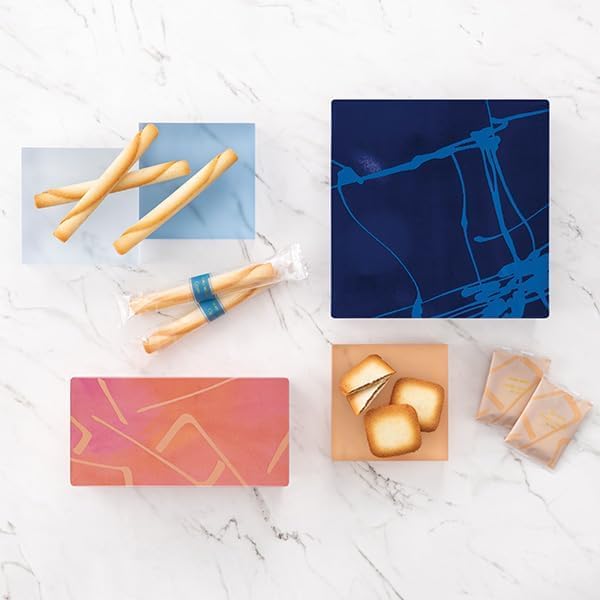 YOKU MOKU Assorted Butter Cookies – Assortiment de Biscuits 36 Pieces – Japanese Langue de Chat & Variety Gift Tin – Premium Confectionery from Japan