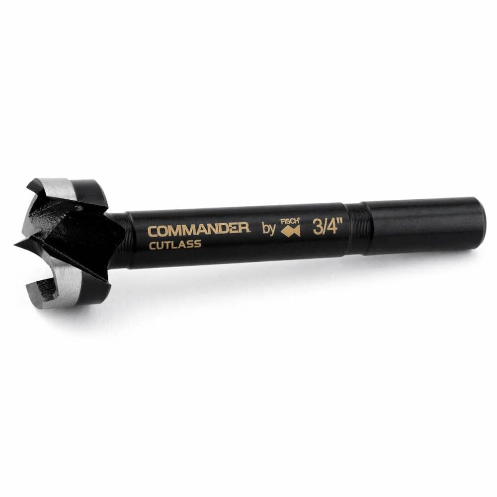 Cutlass Forstner - Set di 4 punte a conchiglia, 0,6 cm - 1,3 cm - 1,9 cm - 2,5 cm