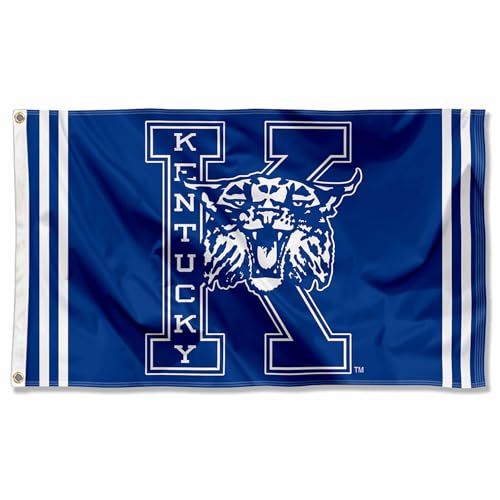 College Flags & Banners Co. Kentucky Wildcats Vintage Retro Throwback 3x5 Banner Flag