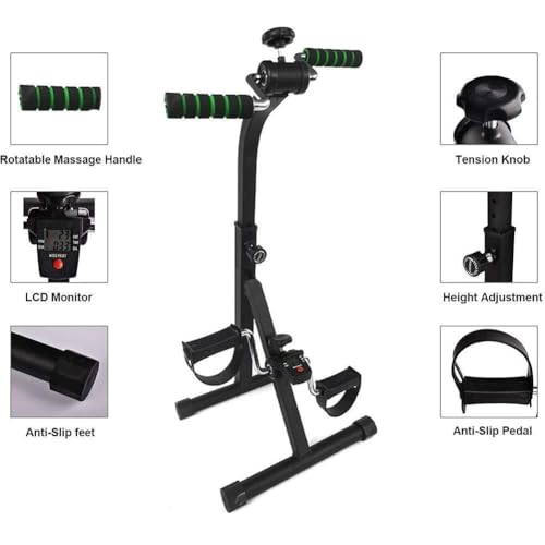 Bicicleta de pedal para brazos y piernas ajustable miniatura 2